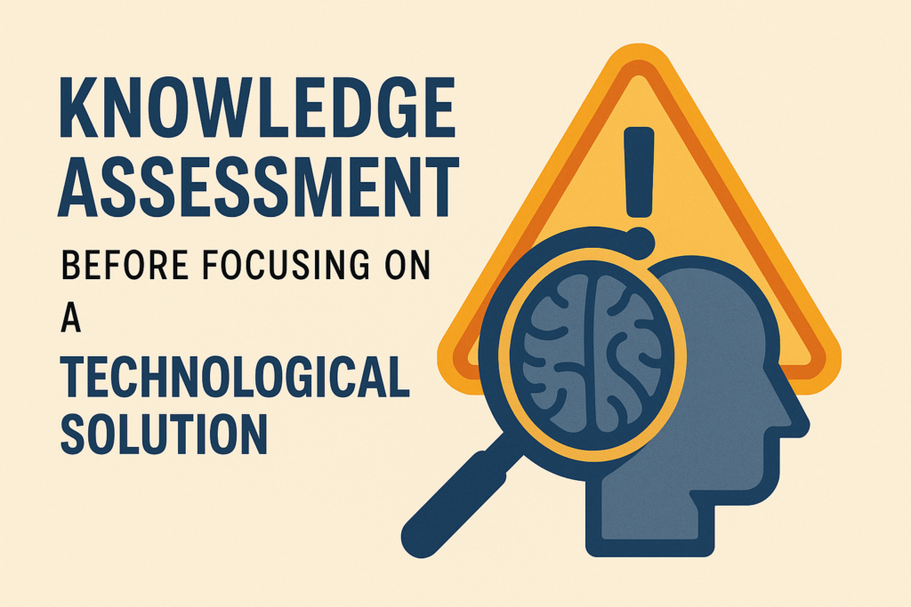 KM Assessment before Technology Image